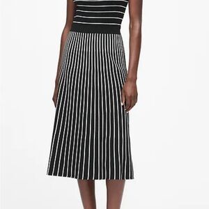 Banana Republic Square-Neck Knit Midi Dress